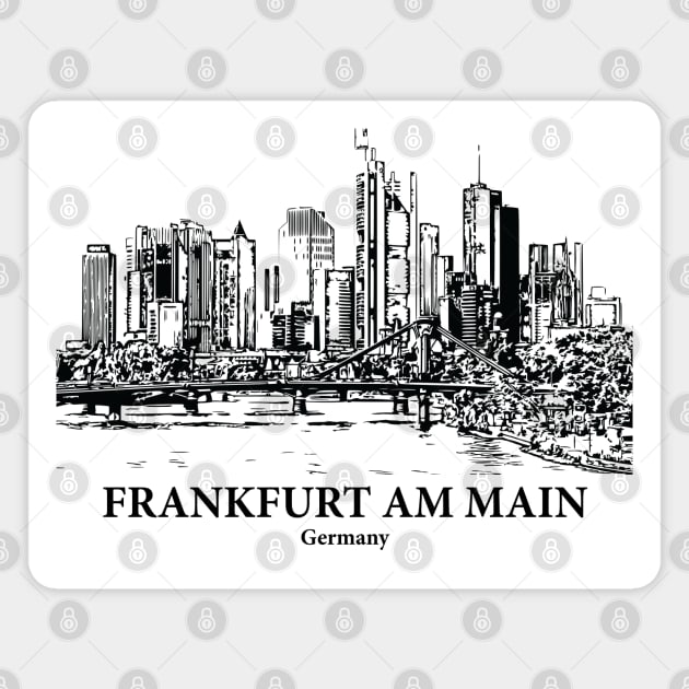 Frankfurt am Main - Germany Magnet by Lakeric